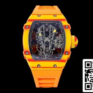 Richard Mille RM27-03 Rafael Nadal Tourbillon 1:1 Best Edition RM Factory Orange Rubber Strap