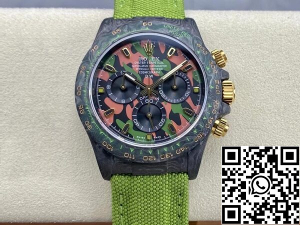 2 60 3bae9549 0fda 47df 8740 6a380a954325 Rolex Daytona Cosmograph Diw Custom Version 1: 1 Best Edition Noob Factory Green Strap