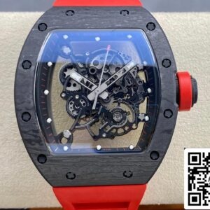 Richard Mille RM-055 1:1 Best Edition BBR Factory Red Strap