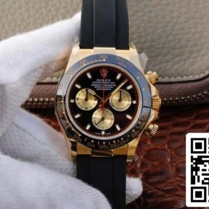 Rolex Daytona Cosmograph M116518ln-0047 1:1 Best Edition JH Factory Cronógrafo em ouro amarelo