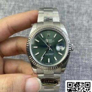 Rolex Datejust M126334-0028 1:1 Best Edition Clean Factory Green Dial