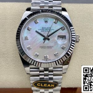 Rolex Datejust M126334-0020 1:1 Best Edition Clean Factory mosaic Diamond Dial