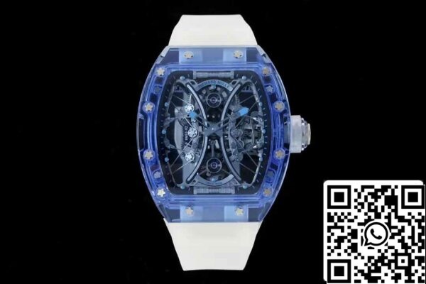 2 75 08d7aca6 2efe 4efa 891f dc4541e07fd0 Richard Mille RM053-02 Tourbillon 1:1 Best Edition RM Factory kék átlátszó tok