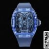 Richard Mille RM053-02 Tourbillon 1:1 Best Edition RM Factory Blue Skeleton Dial