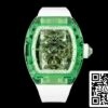 Richard Mille RM 56-01 Tourbillon 1:1 Best Edition RM Factory Green Transparent Case