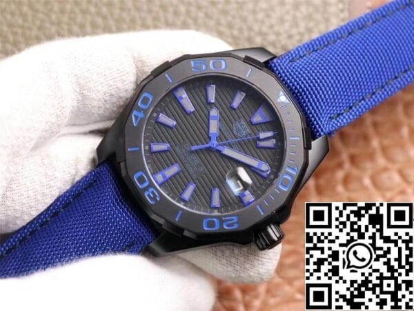 2 78 a37d8532 f11b 4d11 8607 9fb1df30e3a5 Tag Heuer Aquaracer WAY208C.RHZ4752 1:1 Best Edition V6 Factory Musta kellotaulu