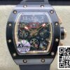 リシャール・ミル RM011 1:1 ベスト・エディション KVファクトリー セラミック・スケルトン文字盤