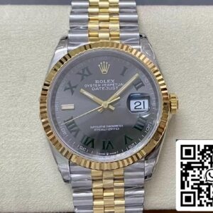 ロレックス デイトジャスト M126233-0035 36MM 1:1ベストエディション VSファクトリー ウィンブルドンダイヤル