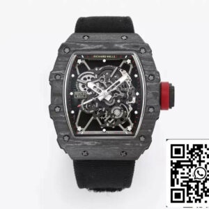 Richard Mille RM35-01 1:1 Best Edition BBR Factory Black Carbon Fiber Case