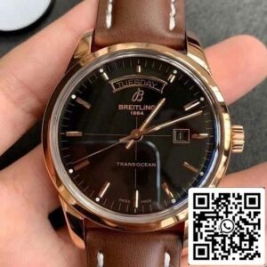 Réplique Breitling Transocean R45310121B1P1 V7 Factory Cadran noir