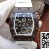 Richard Mille RM011 1:1 Best Edition KV Factory Ceramic White Strap