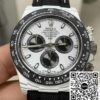Rolex Daytona 1:1 Best Edition Diw Factory NTPT Carbon Fiber White Dial