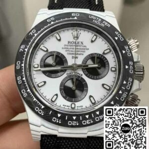 Rolex Daytona 1:1 Best Edition Diw Factory NTPT Carbon Fiber White Dial