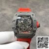 2 47d770d1 c384 494b 9961 3ad64cc09a8c Richard Mille RM35-02 1:1 Best Edition KV Factory Fibra di carbonio Cinturino rosso