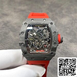 リシャール・ミル RM35-02 1:1 ベストエディション KVファクトリー カーボンファイバー レッドストラップ