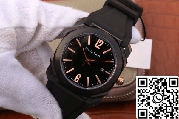 3 12 9f8ba6a4 e95d 4b9d bb6a 12587c8950e6 Bvlgari Octo 102581 BGO41BBSVD 1:1 Best Edition Black Dial