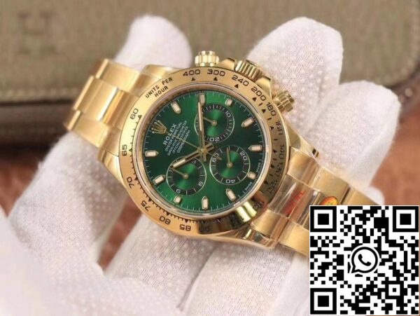 3 134 8573c34e d45c 4d5c a317 f9e5a81339d7 Rolex Daytona M116508-0013 1: 1 Najboljša izdaja Noob Factory Green Dial Swiss ETA4130