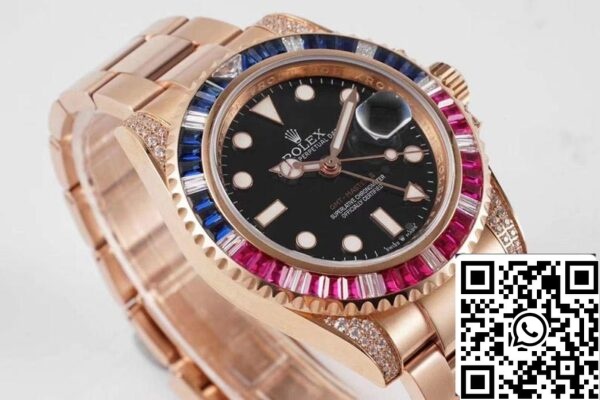 3 197 f84c6941 8fdb 471f 8729 fac899174a85 Rolex GMT Master II 116759 SAru 1:1 Best Edition ROF Factory Rose Gold Sveitsin ETA2836