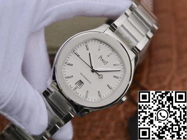 3 225 89d80cbc c4b9 4bd7 ab03 2a0587bc0dd5 Piaget Polo' S G0A41001 Rostfritt stål 42 mm MKS Factory 1:1 Best Edition Swiss ETA1110 Vit texturerad urtavla