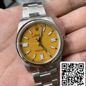 Rolex Oyster Perpetual 41MM M124300-0004 1:1 Best Edition VS Factory Yellow Dial