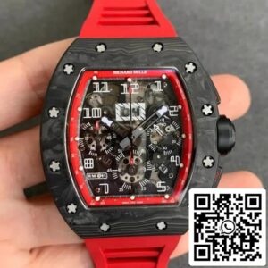 リシャール・ミル RM-011 1:1 ベストエディション KVファクトリー V2 ブラックフォージドカーボンケース