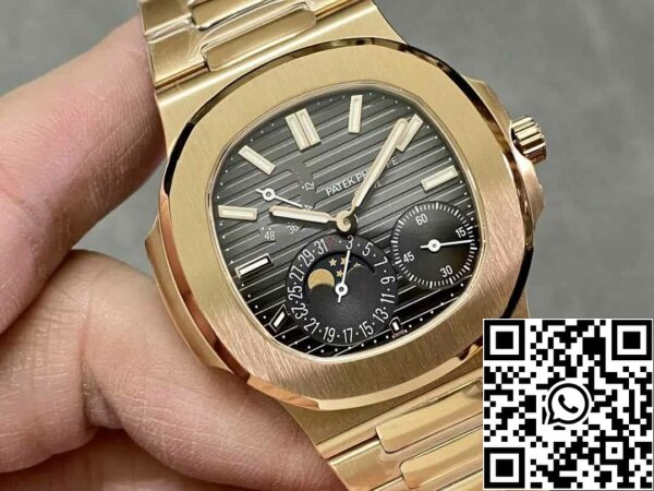 3 46 201d5c89 b3a9 4e57 aacf 754b297cf2ad Patek Philippe Nautilus 5712/1R-001 1:1 Best Edition PPF Factory V2 Ruskea kellotaulu
