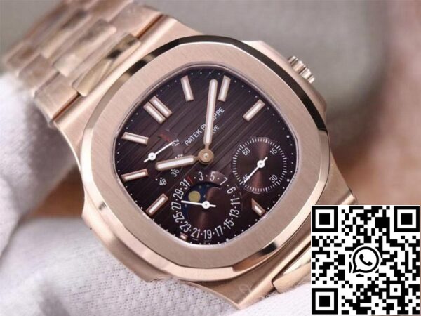 3 4 e4c3d133 88dc 4483 90a7 a1cab8ecb0d7 Patek Philippe Nautilus 5712/1A-001 1:1 Best Edition PF Factory Rose Gold Swiss Mechanizm