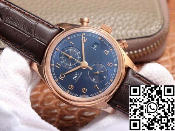 3 61 cb350b83 0db9 40eb 8909 a3f7c57a0520 IWC ポルトギーゼ IW390305 1:1 ベスト・エディション ZFファクトリー ブルー文字盤