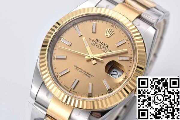 3 73 27D30053 89F5 4D58 97B0 535335CA49C4 롤렉스 데이트저스트 41MM M126333-0009 1:1 베스트 에디션 클린 팩토리 골드 다이얼