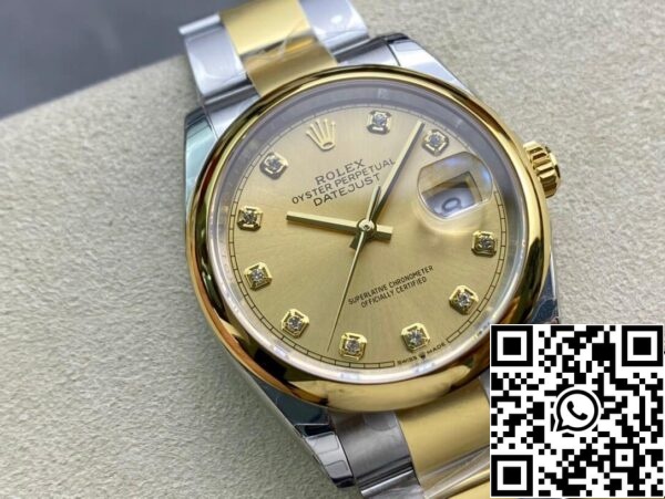 3 73 b7a14ea7 fabd 49ad b389 86c27235e41c Rolex Datejust M126203-0018 1:1 Best Edition EW Factory Champagne Dial