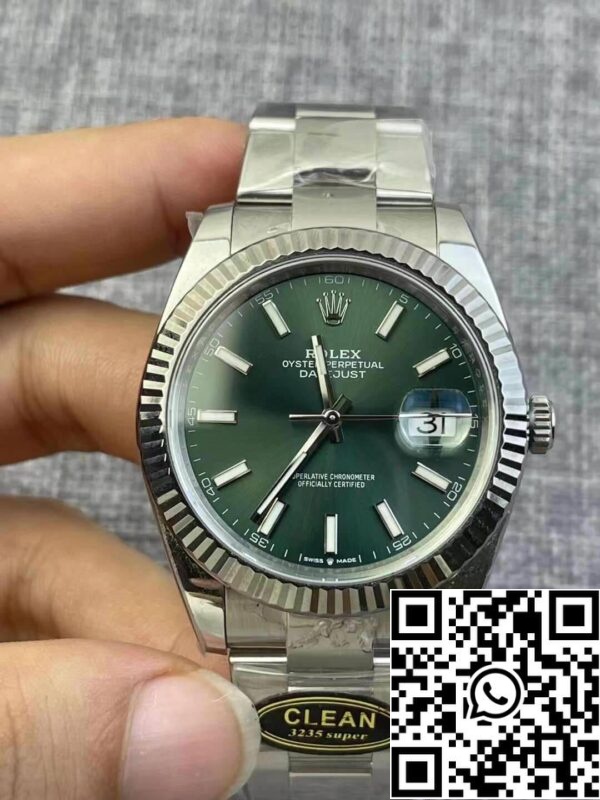 3 76 af4c6475 7f99 46e2 962d f907f8afde3d Rolex Datejust M126334-0028 1:1 Najboljša izdaja Čista tovarna Zelena številčnica