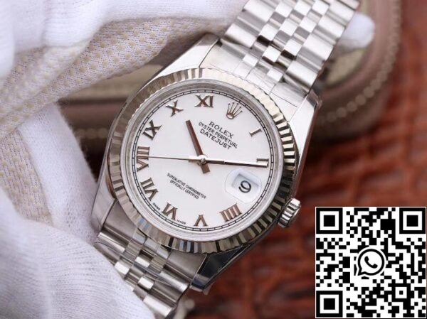 3 7 3C99C492 37F3 4FF8 BECC 375E7F84D65C 롤렉스 데이트저스트 116234 36mm AR 팩토리 1:1 베스트 에디션 스위스 ETA3135 화이트 다이얼
