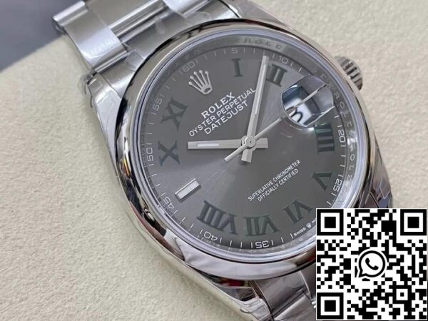 3 87 81835bc7 fd90 4be1 8639 8ee6aec4d1c9 Rolex Datejust M126200-0018 36MM 1:1 Best Edition VS Factory Quadrante grigio