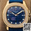 Patek Philippe Aquanaut 5067A Movimento al quarzo 1:1 Migliore edizione PPF Quadrante blu di fabbrica