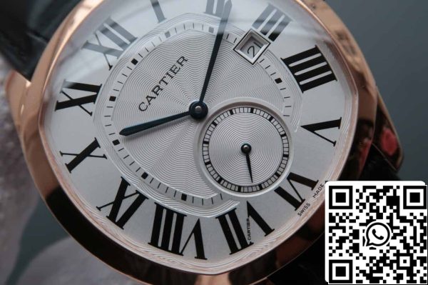 4 123 ba568fdc 74d3 43f1 8f8f 02745460aebf Drive De Cartier WGNM0003 1:1 Best Edition V6 Factory Rose Gold Silver Dial