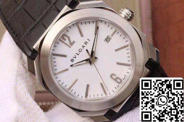 4 15 a0426eb1 0413 47fc 8593 0de8b9feedc0 ブルガリ オクト 102779 OC41C6SLD 1:1 ベストエディション ホワイトダイアル
