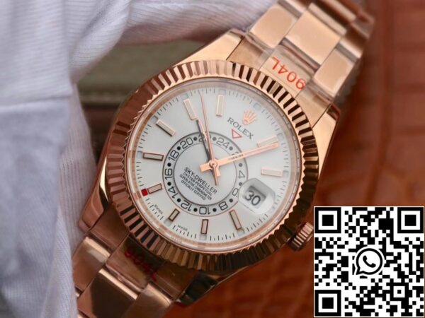 4 21 b8429afa af9d 4353 9b4a d44334894cda Rolex Sky Dweller M326935-0005 Best 1:1 Edition Noob Factory Ροζ χρυσό