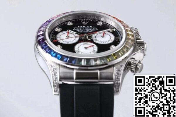 4 30 9f7df245 6840 4bd9 9616 7a37b281692b ロレックスデイトナ116599RBOW 1:1ベストエディションBLファクトリーブラックダイヤルスイスETA4130