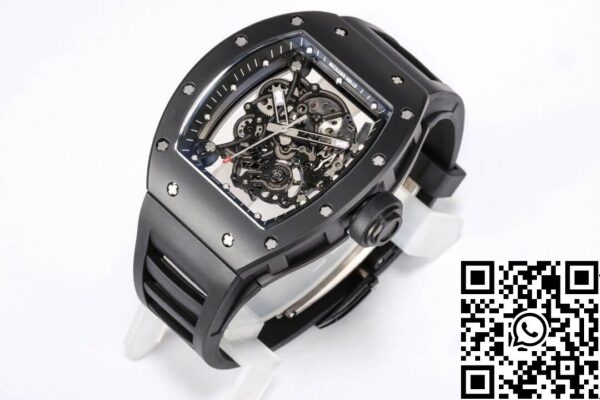 4 51 c760172f 8884 4c4c 8505 7d8813fb3645 Richard Mille RM-055 1:1 베스트 에디션 BBR Factory V2 블랙 세라믹 케이스