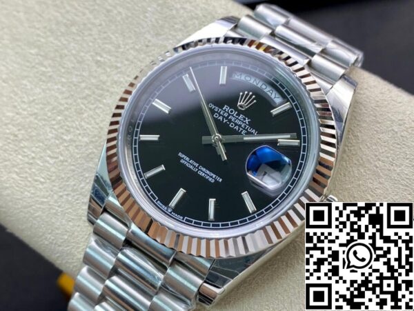 4 61 ec0cfbda aec4 4774 b073 6520340dd91e Rolex Day Date M228236-0003 1:1 Best Edition EW Factory Esfera negra