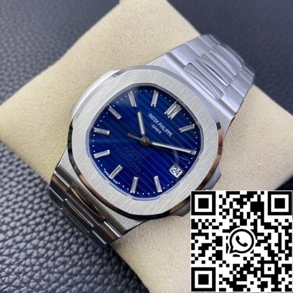 4 69 65b76467 fbc1 4ae1 8970 86dbf2d19483 Patek Philippe Nautilus 5711/1P 1:1 Best Edition 3K Factory Sininen kellotaulu