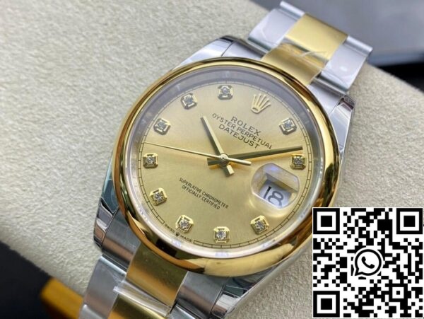 4 72 6b2088be 68ad 4cff afb5 934a931a9554 Rolex Datejust M126203-0018 1:1 Best Edition EW Factory Champagne Dial