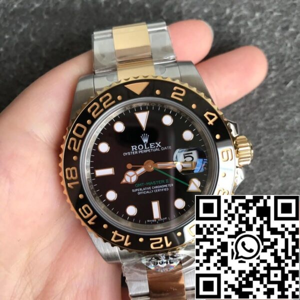 5 115 cdf77896 5d39 4c7d 9b4f 663e3d565129 Rolex GMT Master II 116713-LN-78203 1:1 Best Edition AR Factory Black Dial
