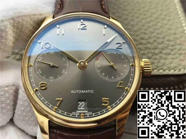5 115 f89e78ad 0286 48cf af5f 76d0e7f7e416 IWC Portugieser IW500101 1:1 Best Edition ZF Factory серый циферблат