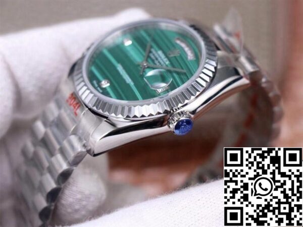 5 21 04925502 9a8d 4d30 9183 2e5be08da62d ロレックスデイデイト大統領18038 1:1ベスト版マラカイトグリーンダイヤモンドダイヤルスイスムーブメント