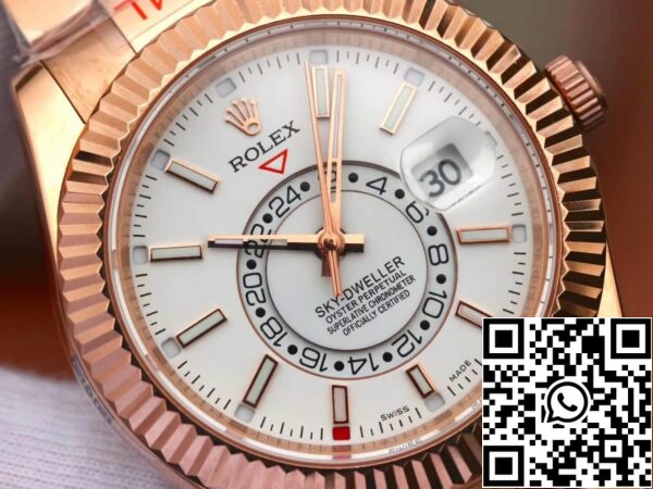 5 21 ea0f8e1b f22f 480b 81b9 f9bc4bfc4614 Rolex Sky Dweller M326935-0005 Best 1:1 Edition Noob Factory Ροζ χρυσό