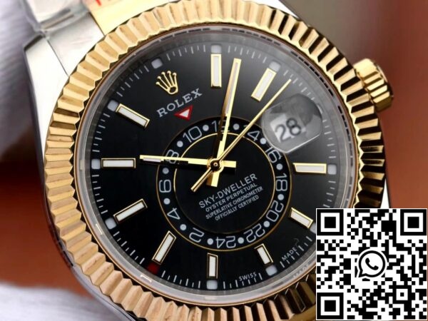 5 22 30acd217 b10c 470d 89a4 ae5b9b0aabe4 Rolex Sky Dweller M326933-0002 Best 1:1 Edition Noob Factory cadran negru