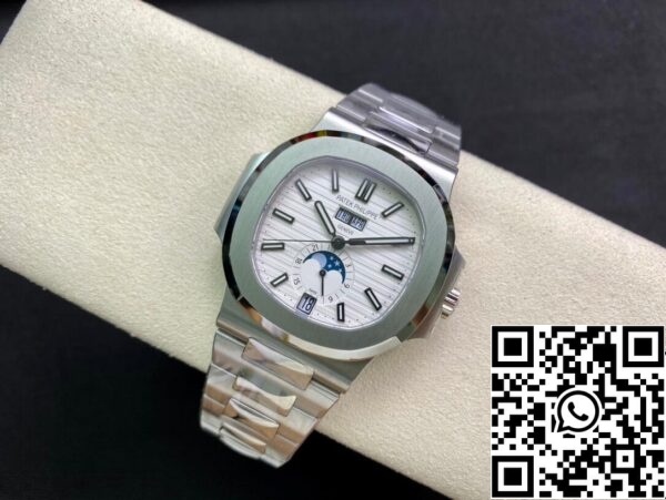 5 27 108e750d c47f 4f51 b640 0636a8db222b Patek Philippe Nautilus 5726/1A-010 1:1 Best Edition PPF Factory Quadrante bianco
