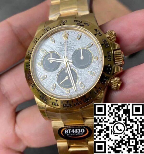 5 42 06467833 94ab 49b7 ac7f e69ebaa36b74 Rolex Daytona M116508-0015 1: 1 Best Edition BT Factory Meteorite Dial