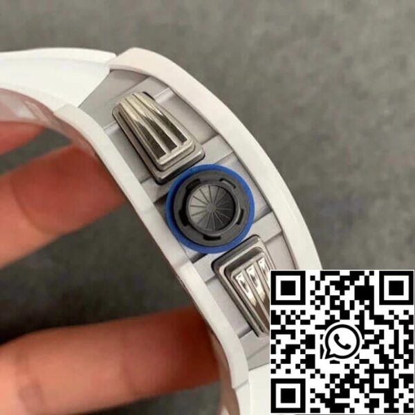 5 55 cbad9278 663b 400b ba38 52ecbae51b2a Richard Mille RM-011 1:1 베스트 에디션 KV 팩토리 세라믹 화이트 러버 스트랩